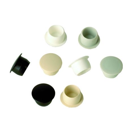 Bouchon de diamètre 12mm gris tête affleurante boîte de 1000 - DB12 AF G (1/2)