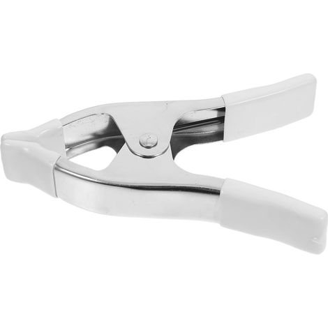 Pince à Ressort Robuste 15cm Revêtement Protecteur en Caoutchouc et Design en A, pour Supports de Fond Photo et Projets D'amélioration Maison (1/5)