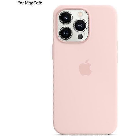Stoßfeste Schutzhülle aus flüssigem Silikon, kompatibel mit MagSafe und iPhone 15 Pro, bietet verbesserten Halt und erhöhten Schutz vor Stürzen. (1/2)