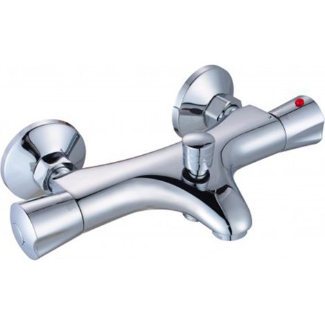 Mitigeur bain douche robinet thermostatique chromé