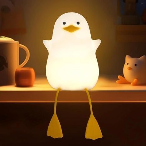 Veilleuse LED - AVEKI - Lampe en Silicone - Rechargeable USB - Pour Enfants - Luminaire Portable (1/5)