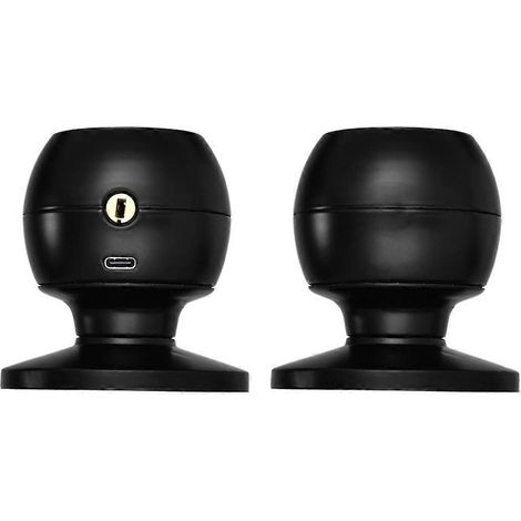 Serrure connectée WiFi à empreinte digitale, serrure de porte numérique sans clé, poignée de porte intelligente, serrure de chambre (1/5)