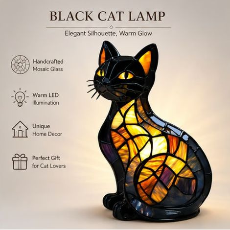 Glass Cat Lamp That Makes Any Room Feel Magica Glass Cat Lamp B -