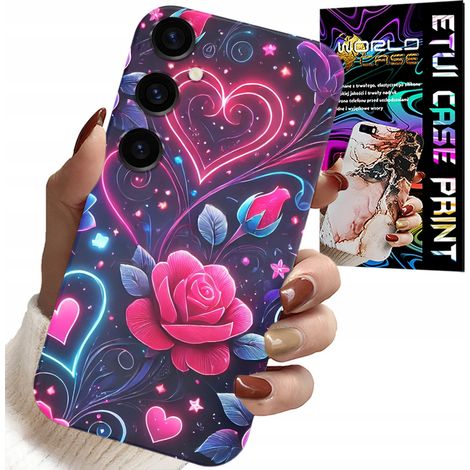 Funda para Samsung Galaxy S24 FE - Corazón, Rosa, Funda para adolescentes + Cristal (1/5)