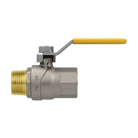 VANNES À BILLE POUR GAZ AVEC LEVIER FUTURGAS MF Dimension : 3/4"  DN 20