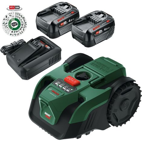 Bosch VISIMOW Robotic Lawnmower VISIMOW18V-100 Lawn Mower 2 x 4.0Ah Batt Charger (1/5)