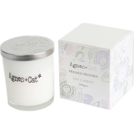 Bougie Votive - Pivoine Pressée- Vendu par 1