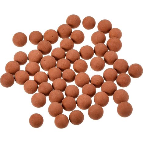Argile Galets 5-6mm 0.22 lbs Rouge Jardinage Pot Boules pour Hydroponique Culture Vases Fournitures Bonsai Décoration (1/5)