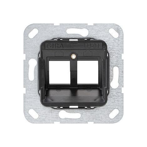 Gira 560100 modular jack 1 2fach tragring