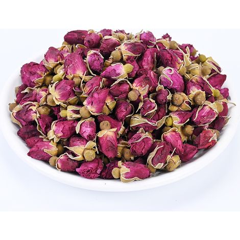 Getrocknete Rosenknospen für Kerzen, rosa, 10 g