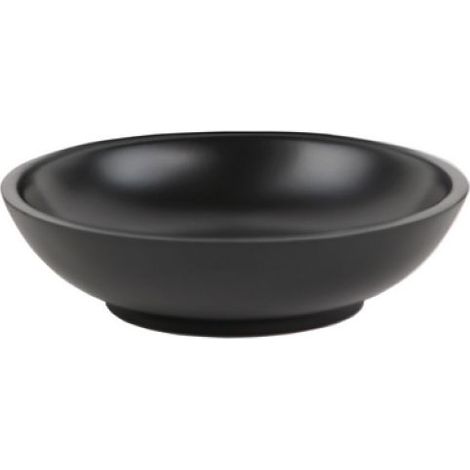PORTA SAPONE AFRA Nero Opaco D. 13 x h. 3,2 cm