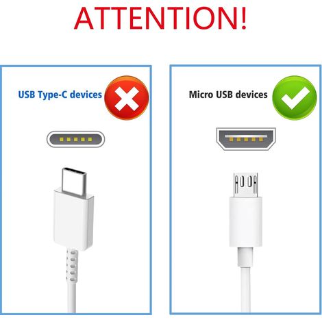 LIANSUM Chargeur avec Micro USB Câble 1.5m, Charge Rapide pour Samsung Galaxy S3 Edge S4 S5 S7 S6, A3, A5, A6, A10, J8 J7 J6 J5 J3, Tab S Tab S2, Note5 Note4 Note2 Android Universel Secteur