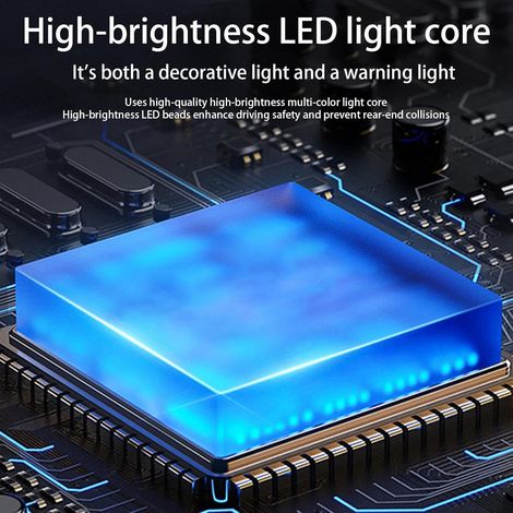 Générique Strobe Light avec Télécommande LED 8 Couleurs (1/3)
