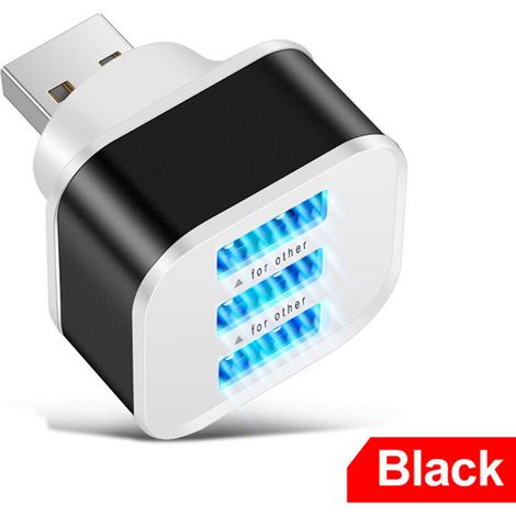 AquaForge 2.0 USB charging extension cable with 3 ports and extended USB splitter. (1/4)