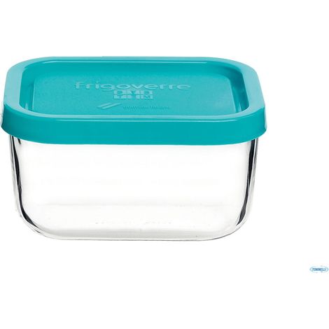 Contnitore ermetico box frigo Frigoverre quadrato 22 x 22 cm bormioli