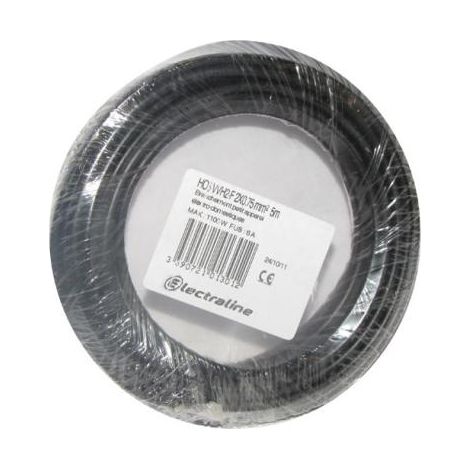 Electraline Cavo HO3VVH2F Nero 10 metri 2x0,75 mm²