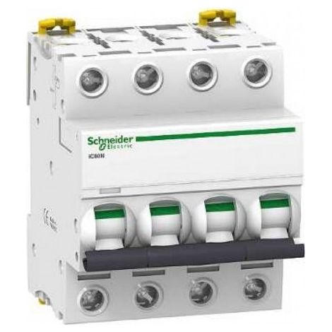 Schneider A9F75403 Leitungsschutzschalter 3A - Acti9 - iC60N - 4P - Kurve D
