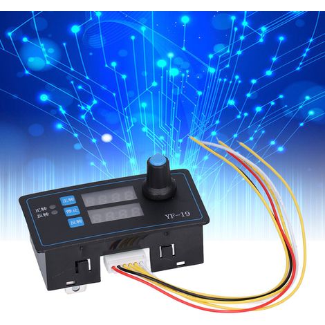 Contrôleur programmable YF-19 pour moteur pas à pas 42/57, commande avant/arrière, module de vitesse et d'impulsion d'angle réglables, alimentation 8-24 V CC. (1/5)