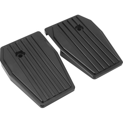CNC-gefräste Aluminium-Motorradfußrasten, rutschfest, 2er-Set, Ersatz für REBEL CMX500 CMX300 (2017–2022), Schwarz