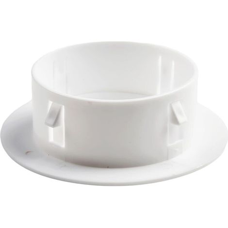 Couvercle de protection pour trou mural, matériau PP solide, couvercle amovible Cache-trou mural décoratif pour obturer les meubles de cuisine, armoire, bibliothèque, placard (80 mm) (1/4)