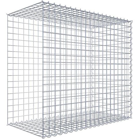 Gabiondeco - Gabion - Element de prolongation en longueur 100 cm x 90 cm x 50 cm (L x H x P). maille 5 x 5 cm. Spirale. Avert.: il manque une grille - Made in Germany (1/5)