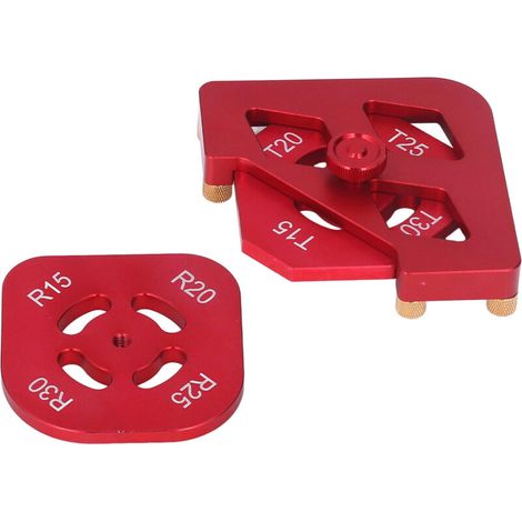 Frässchablonen-Set aus Aluminiumlegierung für runde Winkel und Radien – Werkzeugset für die Holzbearbeitung (1/5)