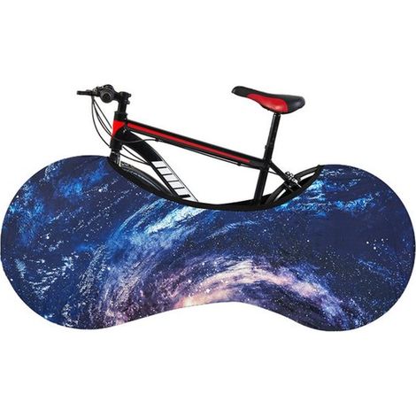 Telo protettivo per bicicletta/mountain bike, lungo 150 cm, con apertura di 66 cm. Copertura protettiva per biciclette. Copertura elastica. (1/5)