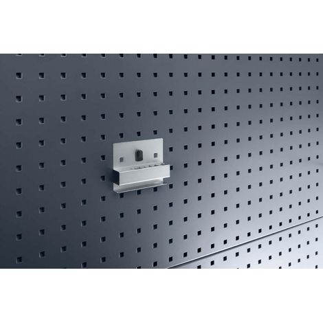 Bott Schlüsselhalter B115xT25xH90 mm, 10 Aufnahmen D 2-12 mm, für Lochplatten (1/3)
