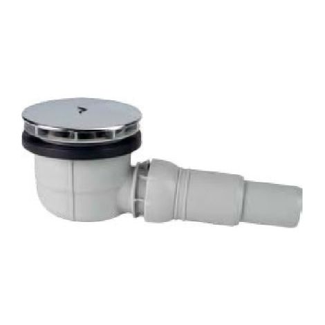 Piletta ø90 in PP per scarico doccia completa, sifonata e ispezionabile, connessione orizzontale orientabile ø40/50 VS0700287 (1/2)