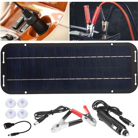 6W 12V polykristallines Silizium-Solarpanel für das Laden im Freien (1/5)