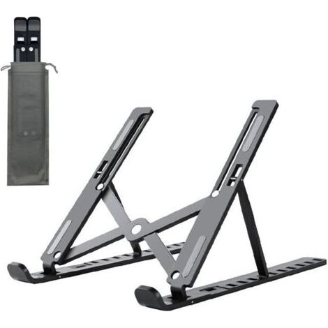 Support pour Ordinateur Portable, Support réglable pour Ordinateur Portable de Bureau, Support léger et Pliable (1/5)