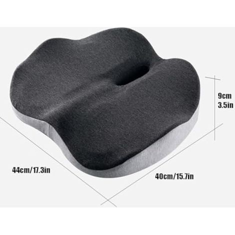 Coussin Coccyx, Confortable Coussin Voiture Conducteur Ergonomique Coussin Chaise Bureau Base Antidérapante Coussin Siege Voiture Convient aux Voitures, Bureaux, Fauteuils Roulants (1/4)