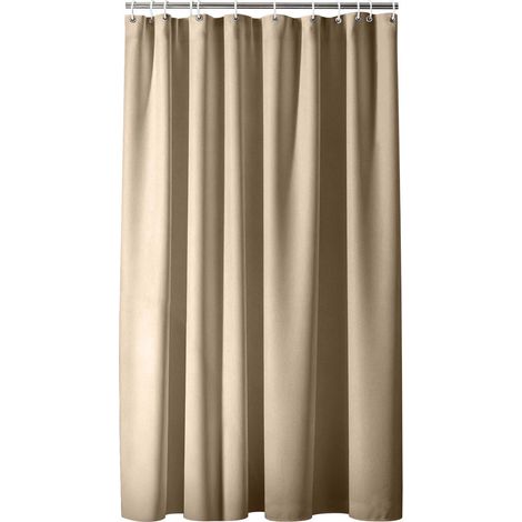 Rideau de douche 180 x 200 cm Essencias Taupe