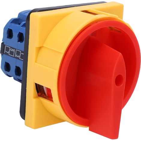 Rotary Cam Switching Switch Selector Circuit Breaker 20A 440V Pushb 240V Electric Circuit Breaker Padlock Style Padlock for Change Electrical Circuit (1/5)