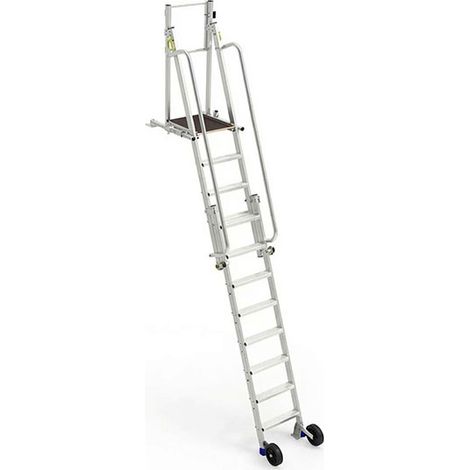 Scala con ruote per cantiere - Altezza del solaio da 3.20 a 4.94m - MAD5P