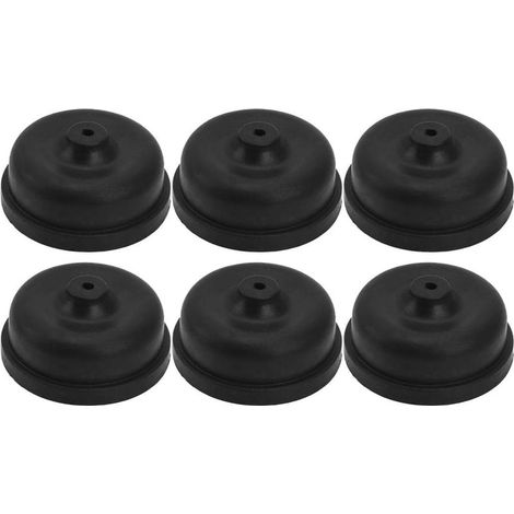Lot de 6 diaphragmes noirs pour aquarium - Accessoires de pompe à air pour pompe à oxygène (1/5)