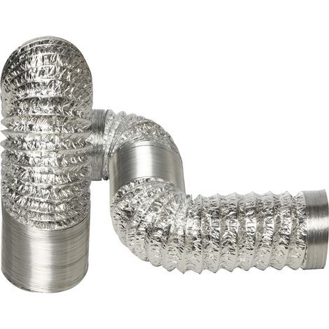 flexibler Belüftungsschlauch 200 mm 6 m Aluminium Polyester Heizung Kühlung Gewächshaus Keller (1/5)