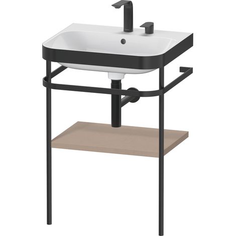 Set Duravit Happy D.2 Plus con soporte metálico, 575x490mm, 2