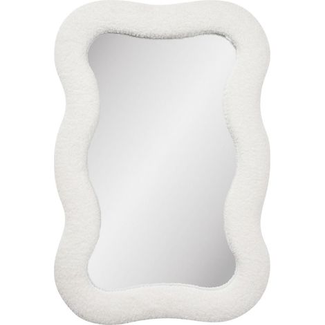 Mia Spiegel TeddyRahmen weiß.