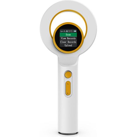 Scanner d'étiquettes pour animaux de compagnie à puce électronique, lecteur d'identification d'étiquettes portable BT USB 2.4G, connexion avec 240 pièces, fonction de stockage d'informations, écran OL (1/5)