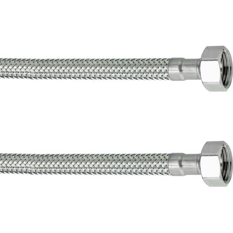 Flexible de raccordement 1/2" femelle x 1/2" femelle x 1500 mm