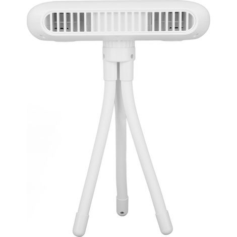 Octopus-Ventilator mit zwei Turbinen, 4 Geschwindigkeitsstufen, integriertem Mückenschutzbehälter, leiser Tischventilator, geeignet für den Bürogebrauch, weiß. (1/5)