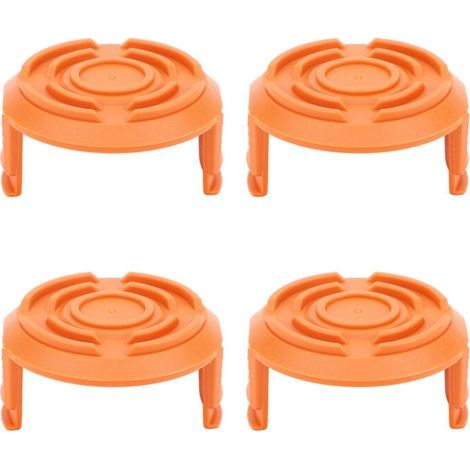 Couvercle de bobine de tondeuse à gazon, 4 pièces, accessoire de remplacement pour Worx WA0010-débroussailleuse (1/5)