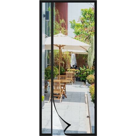 Magnetisches Moskitonetz für Türen und Fenster 90x210 für Schiebetüren, Eingangstüren, Drehtüren, Rolltore, Wohnwagen, Balkone, Wohnmobile (1/5)