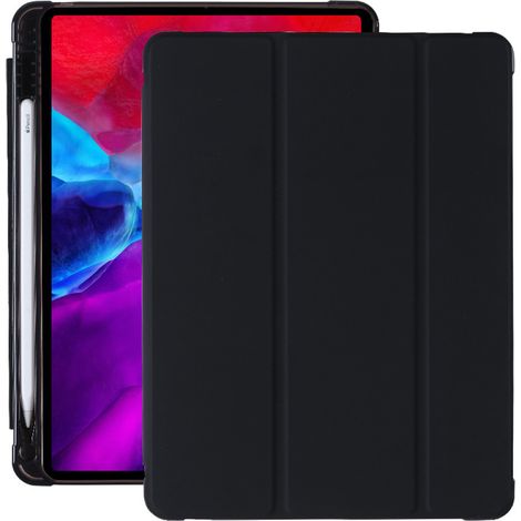Étui pour iPad 9e génération (2021) / 8e génération (2020) / 7e génération (2019) 10,2 pouces avec porte-stylet, étui de protection ultra-fin et léger avec dos transparent et fonction veille/réveil au (1/5)