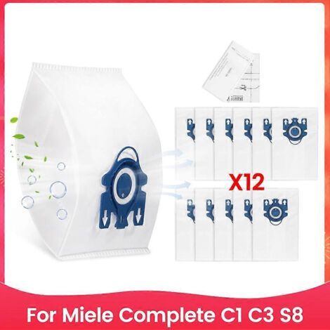Ensemble de 14 sacs à poussière pour aspirateur Miele Complete C1 C3 S8 - Accessoires et pièces de rechange (1/5)