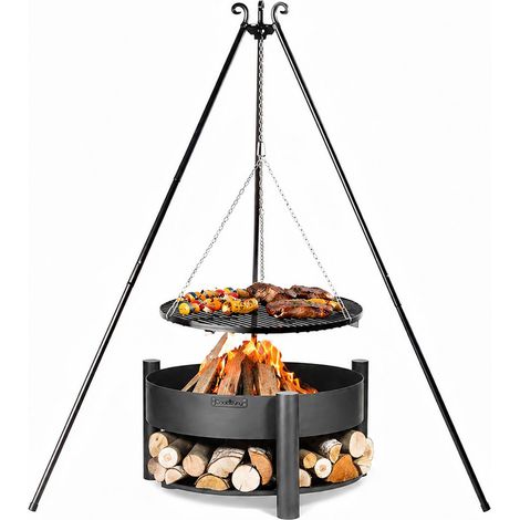 Set de barbecue suspendu CookKing Montana 1  avec brasero, (1/5)