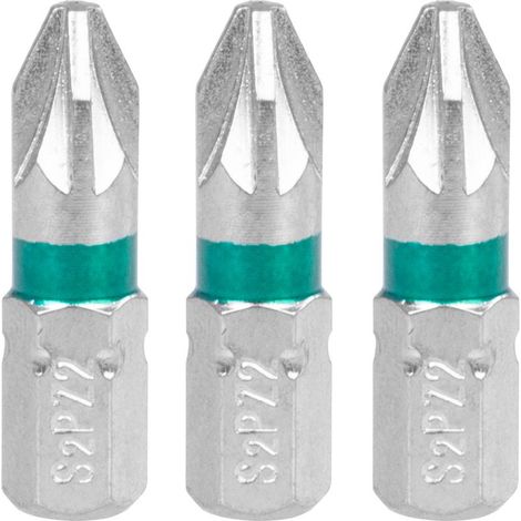Bit Strend Pro Pozidriv, PZ 2, Pack. 3 Stk. (1/2)