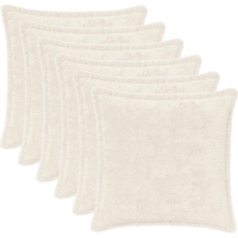 Funda de almohada 6 uds. HOUTEN Blanco 50 x 50 cm vidaXL (1/5)