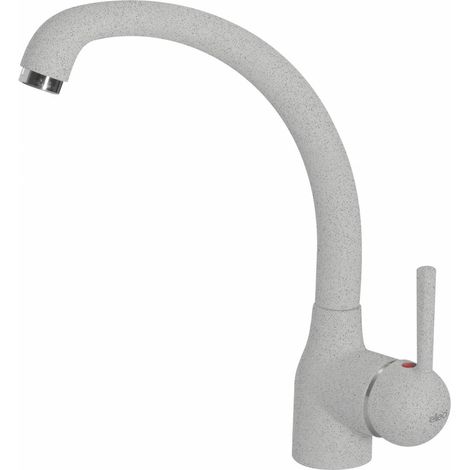 Elleci Classic Po. Tipo di beccuccio: Tirare verso il basso, Colore del prodotto: Grigio, Materiale del rubinetto: Granitek. Altezza (max): 29,7 cm, Distanza tra foro di fissaggio e diffu... - MGKPO55 (1/2)